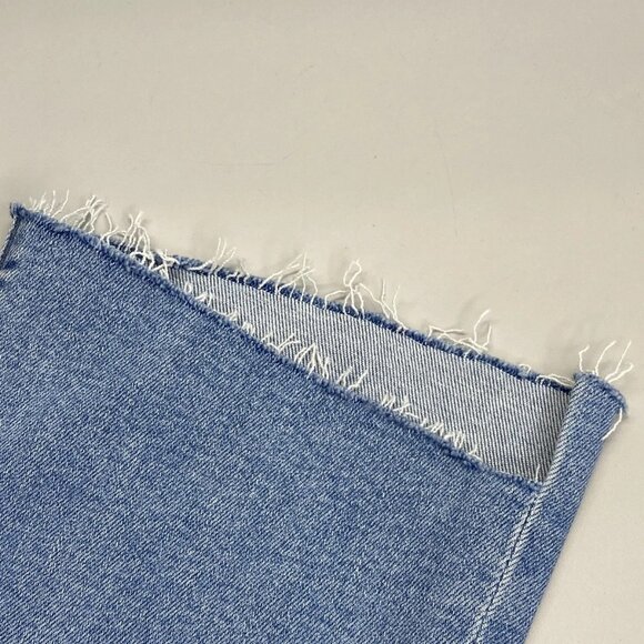 NEW MOTHER Women’s The Lil Insider Crop Step Fray Jeans – Size 32P - Picture 8 of 13
